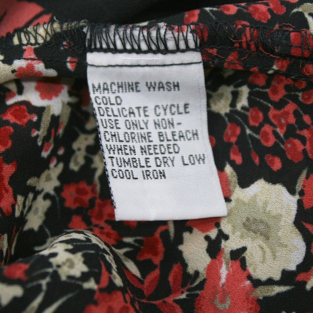 VINTAGE STUDIO EASE Reversible Dress Floral Sleeveless Print Summer Vacation M - Picture 8 of 16